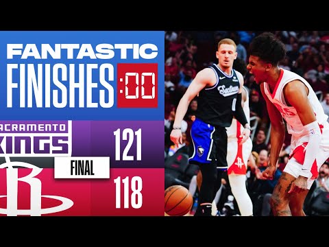 Final 2:25 WILD ENDING Rockets vs Kings video clip 