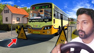 TNSTC Yellow Bus Driving in Dangerous Hills Road Driving Ets2 Gameplay Tamil On VTG!