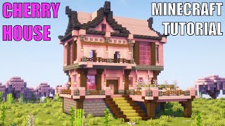 Minecraft Cherry Blossom House Tutorial