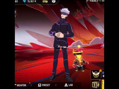 Gojo In Free Fire Part-1 😍 #nrz