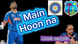 Welcome to the Sanju Samson show | India vs West Indies match analysis #t20worldcup #sanjusamson 