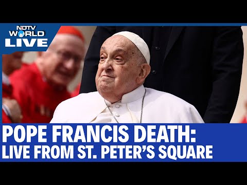 Pope Francis Death | Pope Francis Death: Live Visuals From St. Peter's Square
