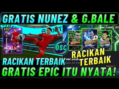 GRATIS NUNEZ & BALE !! RACIKAN TERBAIK NUNEZ SHOWTIME & BALE EPIC EFOOTBALL 2025 MOBILE