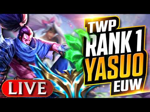 🟣 RANK 15, 1923 LP PEAK S16 ✅ MID EUW YASUO RANK 1 GRIND✅