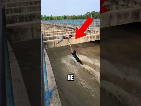 😱 He JUMPED into a RAGING RIVER to SAVE a LIFE! HEROIC moment!
