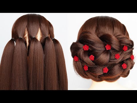 EASY Elegant Updo Hairstyle for Wedding & Party | Glamorous Party Hair for Women
