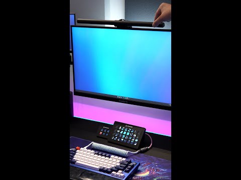 Easy setup upgrade for under $50! Well worth it IMO 🙌🏼 I love this monitor light bar #gifted