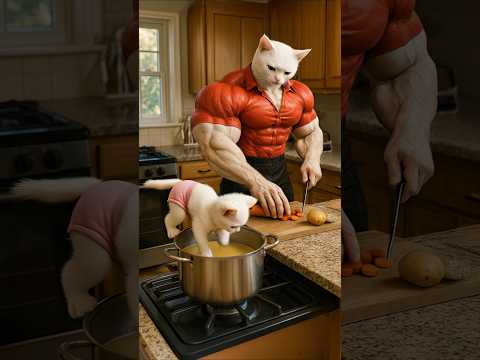 The Kitten in the Pot😱🍛
