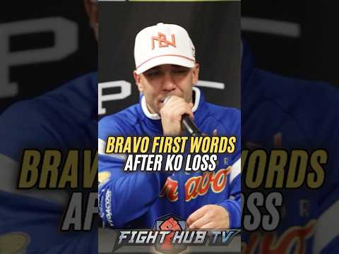 Nestor Bravo FIRST WORD after KO loss to Pitbull <strong>Cruz</strong>