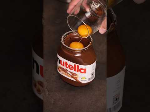 The Nutellanie™ by @ThatRecipe  #shorts #food #reaction #viralvideo #viralshorts #nutella #baking