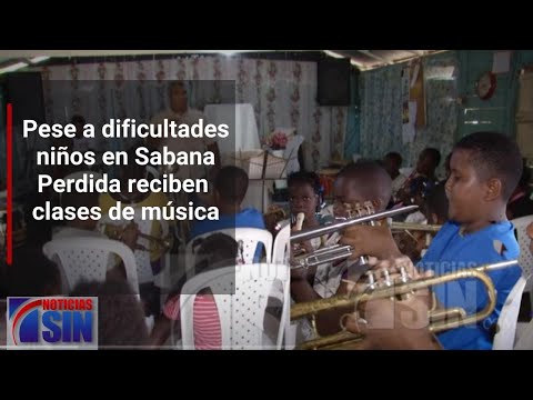 Con dificultades niños en Sabana Perdida recibe clases de música