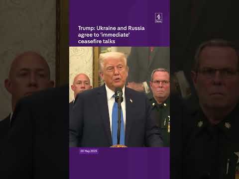 Trump: Ukraine and Russia agree to 'immediate' ceasefire talks