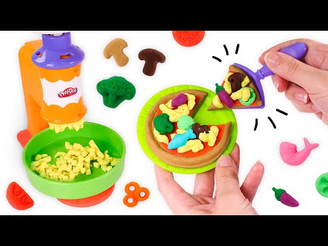 PIZZA de Play Doh al horno de piedra🍕🌈  Manualidades fáciles para niños