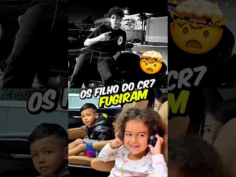 OS FILHOS DO CRISTIANO FUGIRAM DE CASA😳😱