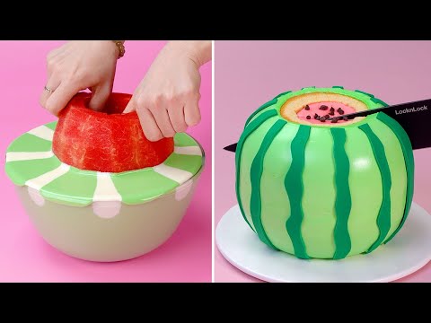 Quick & Cool WATERMELON Dessert Recipes For Summer 🍉 Easy Cake Decorating Ideas