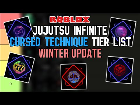 *WINTER UPDATE* Jujutsu Infinite Cursed Technique Tier List - WINTER UPDATE