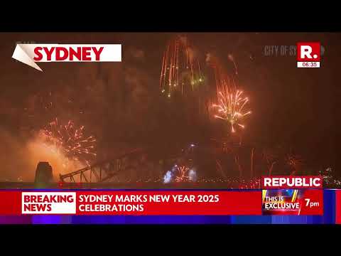 Sydney, Auckland Usher in New Year With Dazzling Display of Light And Fireworks | WATCH