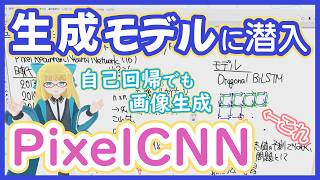 【生成モデル】PixelCNN - 自己回帰でピクセル予測で画像生成の初期モデル【Autoregressice】GM vol. 13 #23