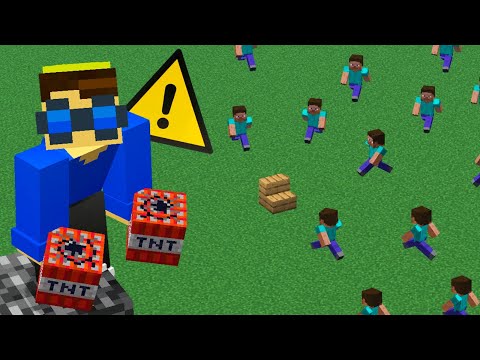 300 JOGADORES vs 1 CADEIRA no Minecraft