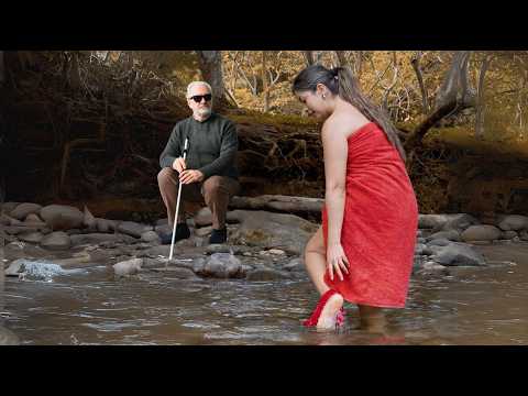 Pensó que un hombre la ESPIABA mientras se BAÑABA en el rio... pero la verdad nadie se lo esperaba.