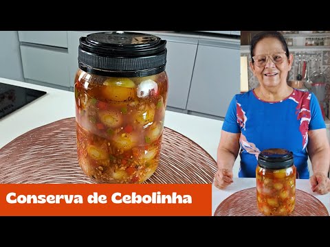 🎥🧅🥗 LIVE: CONSERVA DE CEBOLINHA