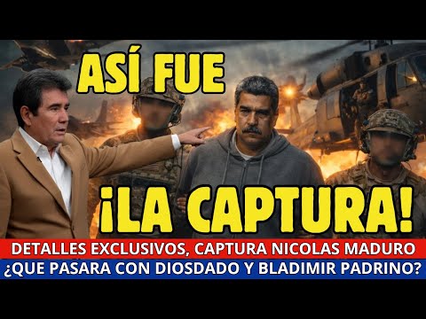 Detalles inéditos de la Operación que Termino con la Captura de NICOLAS MADURO con LUIS QUIÑONEZ