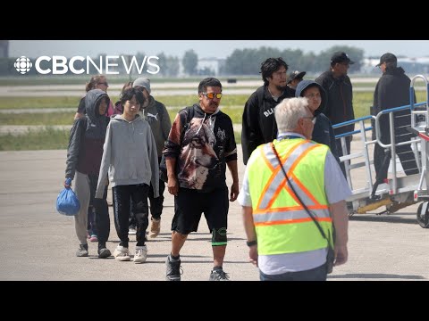 YouTube video thumbnail: Wildfires Force Evacuation of Around 12,000 People From Areas of Manitoba
