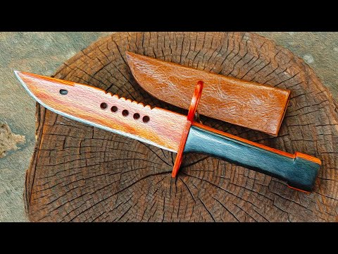 DIY: Survival Knife from an Old Band Saw Blade
