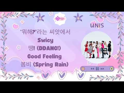 UNIS (유니스) 2ND MINI ALBUM [SWICY] PLAYLIST