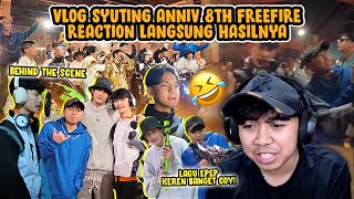 VLOG BTS SYUTING ANNIV FF 8TAHUN & REACTION LANGSUNG VIDEO JADINYA