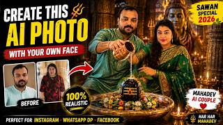 How to Create Shiv Temple AI Couple Photos with Your Face