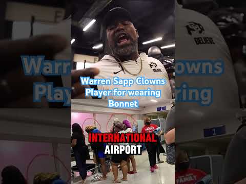 #WarrenSapp jokes on player wearing a Bonnet #coachprime #football #fyp