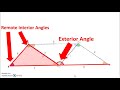 Exploring the Exterior Angle of a Triangle Theorem