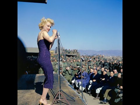 Marilyn Monroe Performing for Troops in Korea – 1954