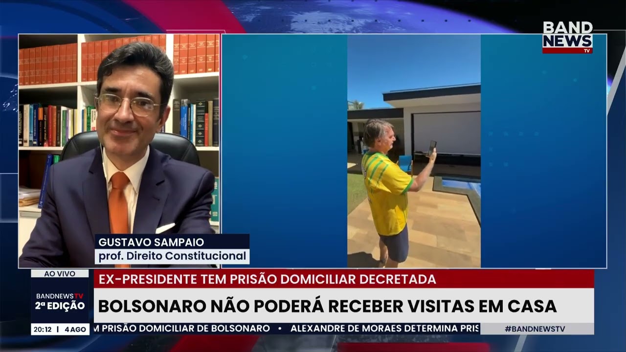 Bolsonaro não poderá receber visitas em casa | BandNews TV
