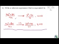 Simplifying Rational Expressions