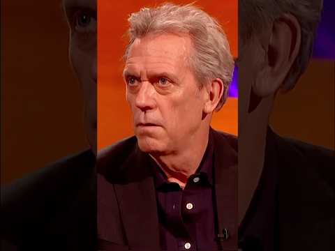 Hugh Laurie talks about how hard it is to do an American accent. #HughLaurie #funnyinterview #short