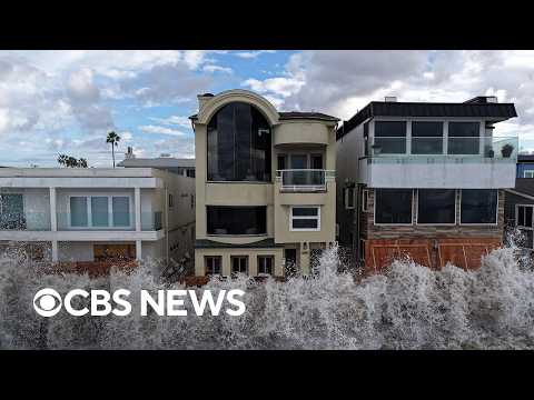 High tides set to worsen flooding from storms along West Coast