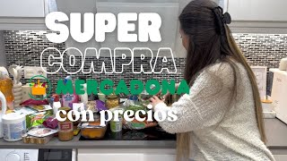 NOVEDADES MERCADONA🔝 SUPER COMPRA SEMANAL ALIMENTACIÓN, LIMPIEZA DEL HOGAR Y COSMÉTICA🔝 CON PRECIOS