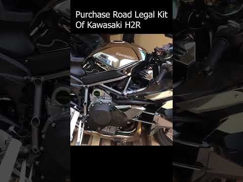 🔥 Road Legal Kit For #ninja #h2r 🔥 #shorts #bikelover #zsmotovlogs #haveybikes #sportsbike
