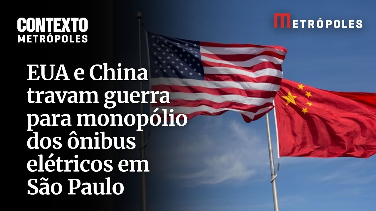 EUA e China travam guerra para monopólio dos ônibus elétricos causam em São Paulo