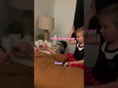 Hearing daughter learns asl for dad