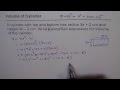 Polynomial Expressions and Volume Calculations