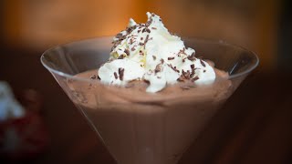 Mousse de chocolate con Baileys sin huevo