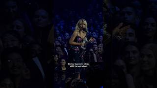 @sabrinacarpenter wins the VMA for best album 🥹