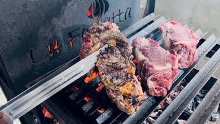 Churrasco de POBRE! Contra filé na Parrilla.
