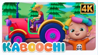 Roues Sur le Tracteur 🚜 Comptine en Français pour Enfants - Kaboochi
