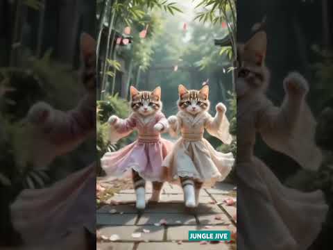 Two Cats, Two Worlds: A Heartwarming Tale of Friendship 🐾🌸. #catjourney #catshorts #cartoon