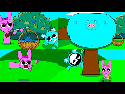 Sprunki's BLUE-BERRIED NIGHTMARE! 🫐😱 Sprunki inflation blueberry sky blue meme animation