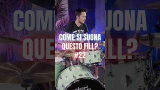 COME SI SUONA QUESTO FILL DI BATTERIA? NR. 22 🤔🥁 #batterista #batteria #drums